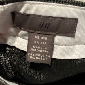 H&M fitted dress pants size 32/32 men